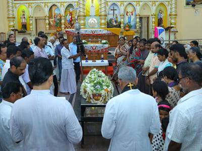 Feast day procession
